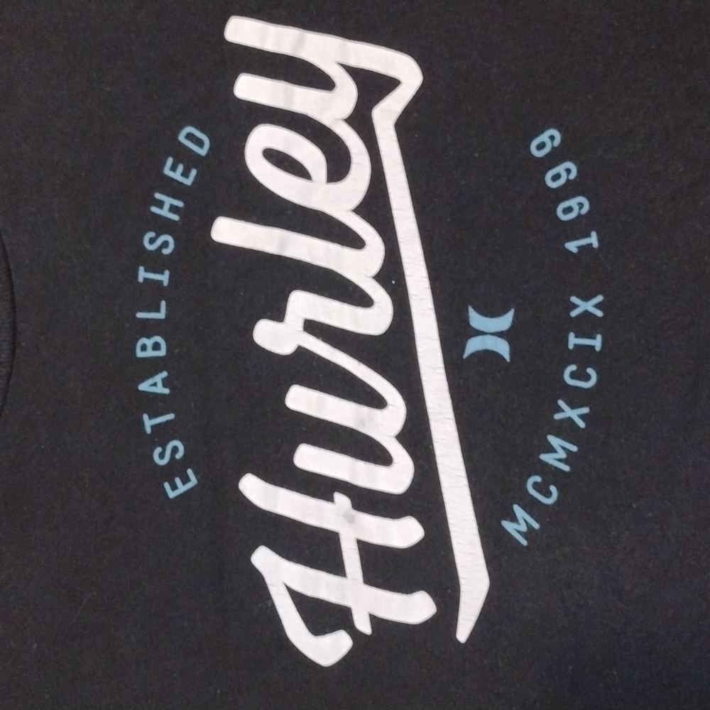 Hurley brand xl men's black t-shirt 003